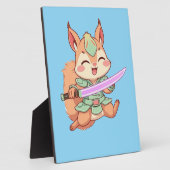 かわいいリス侍 フォトプラーク (側面)