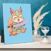 かわいいリス侍 フォトプラーク (側面)