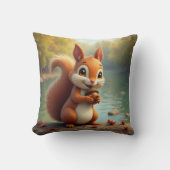 かわいいリス装飾用クッション クッション (正面)