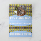 かわいいリス カード (内部)