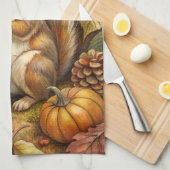 かわいいリス キッチンタオル (四つ折り)