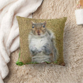 かわいいリス クッション (ブランケット)