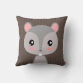 かわいいリス クッション (裏面)