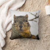 かわいいリス クッション (ブランケット)