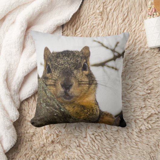 かわいいリス クッション (ブランケット)