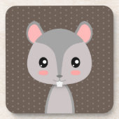 かわいいリス コースター (正面)