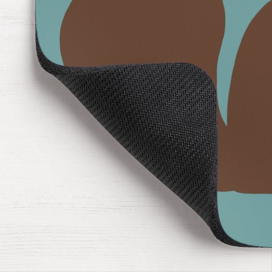 かわいいリス(コーヒー入り) |動物お洒落アート マウスパッド (コーナー)