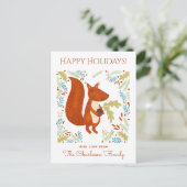 かわいいリス シーズンポストカード (スタンド正面)