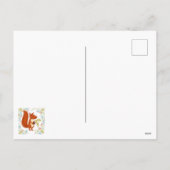 かわいいリス シーズンポストカード (裏面)