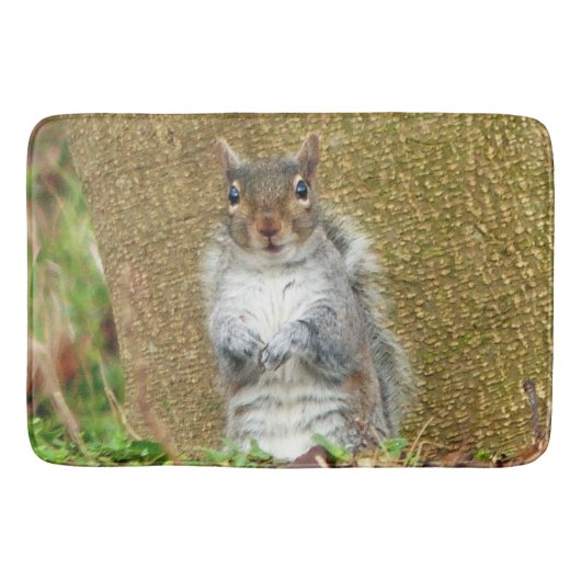 かわいいリス バスマット (正面)