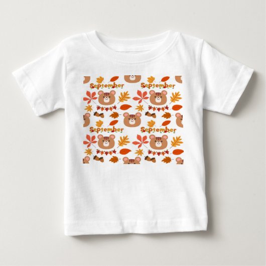 かわいいリス ベビーTシャツ (正面)