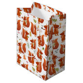 かわいいリス ミディアムペーパーバッグ (正面アングル)