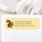 かわいいリス ラベル (インサイチュ)