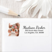 かわいいリス ラベル (インサイチュ)