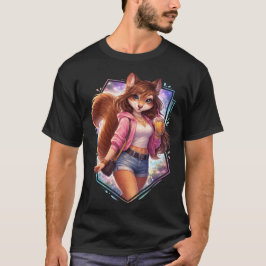 かわいいリス Tシャツ