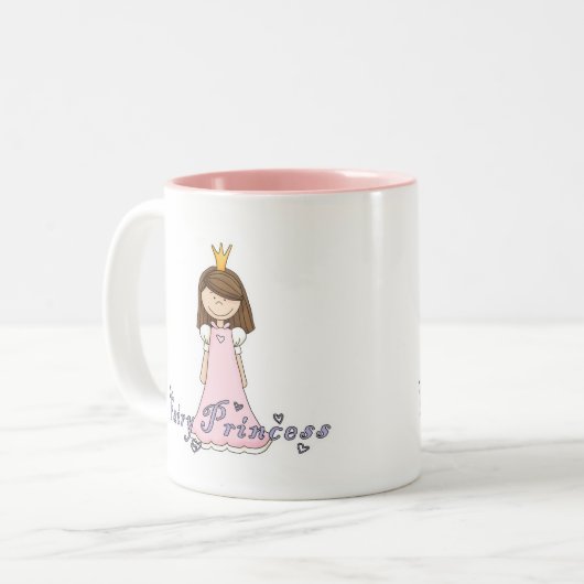 かわいいリトルかわいらしフェアリープリンセス ツートーンマグカップ (正面左)