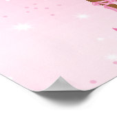 かわいいリトルアフリカ系アメリカ人バレリーナポスター ポスター (角)