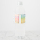 かわいいリトルアーティストクレヨンレインボーエイジ誕生日 ペットボトルラベル (裏面)