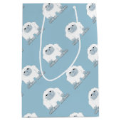 かわいいリトルイェティ ミディアムペーパーバッグ (正面)