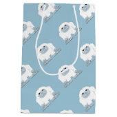 かわいいリトルイェティ ミディアムペーパーバッグ (裏面)