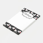 かわいいリトルウェスティ-ウェストハイランドホワイトテリア ポストイット (アングル)