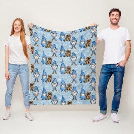 かわいいリトルウォーターのカラー格言 フリースブランケット