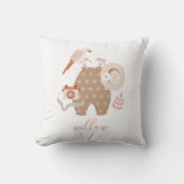 かわいいリトルエクスプローラーボーホネームベビー装飾用クッション クッション (正面)