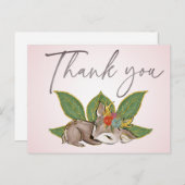 かわいいリトルオーディーグリーンウッドランドワイルドフレンド ポストカード (正面/裏面)