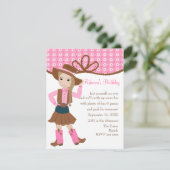 かわいいリトルカウガール！ 招待状 (スタンド正面)