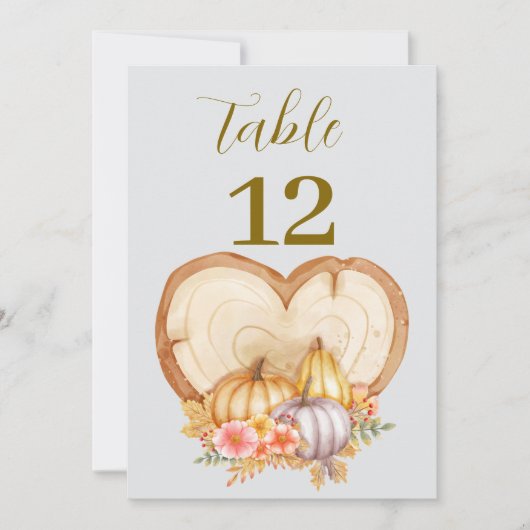 かわいいリトルカボチャ秋ベビーシャワー 招待状 (正面)