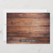 かわいいリトルカボチャ1stバースデーフォト招待状 招待状 (裏面)