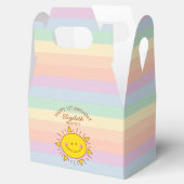 かわいいリトルサンシャインベビーファーストバースデーパーティー フェイバーボックス (オープン)