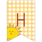 かわいいリトルサンシャイン子供の誕生日パーティー写真 バンティングフラッグ (第2の旗)