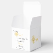 かわいいリトルサンシャイン1歳の誕生日 フェイバーボックス (オープン)