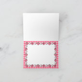 かわいいリトルシェフのオリジナルカード サンキューカード (内部)