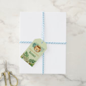 かわいいリトルジャングルライオン誕生日 ギフトタグ (より糸付き)