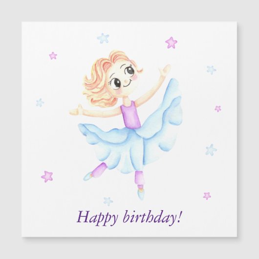 かわいいリトルジンジャーガールバレリーナ (正面)