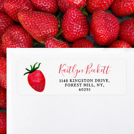 かわいいリトルストロベリー ラベル