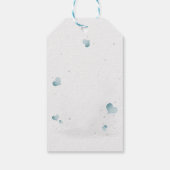 かわいいリトルゼブラの漫画 ギフトタグ (裏面)