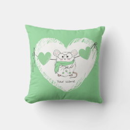 かわいいリトルハムスターの名前ハート クッション