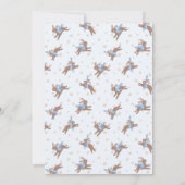 かわいいリトルバニーベビーシャワー招待状 招待状 (裏面)