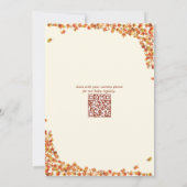 かわいいリトルパンプキンがやってくる アフロパフのベイビーガール 招待状 (裏面)