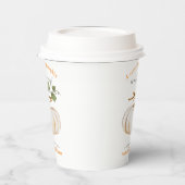 かわいいリトルパンプキンがやってくる ベイビーシャワー 紙コップ (左)