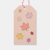 かわいいリトルパンプキンヘロースパイス&ナイスピンクフォール ギフトタグ (裏面)