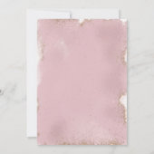 かわいいリトルパンプキンベア 秋のベイビーシャワー 招待状 (裏面)