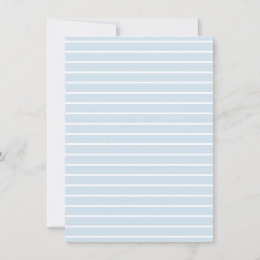 かわいいリトルヒッポフローラベビーシャワー招待状 招待状 (裏面)