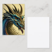 かわいいリトルファンタジー動物ポートレート 名刺 (正面/裏面)