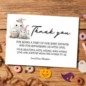 かわいいリトルブーちゃんの最初のハロウィン！ベイビーシャワー🎃👻 招待状