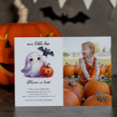 かわいいリトルブー 写真 誕生日 招待状