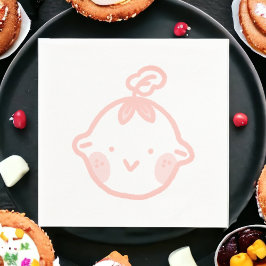 かわいいリトルベビー スタンダードカクテルナプキン